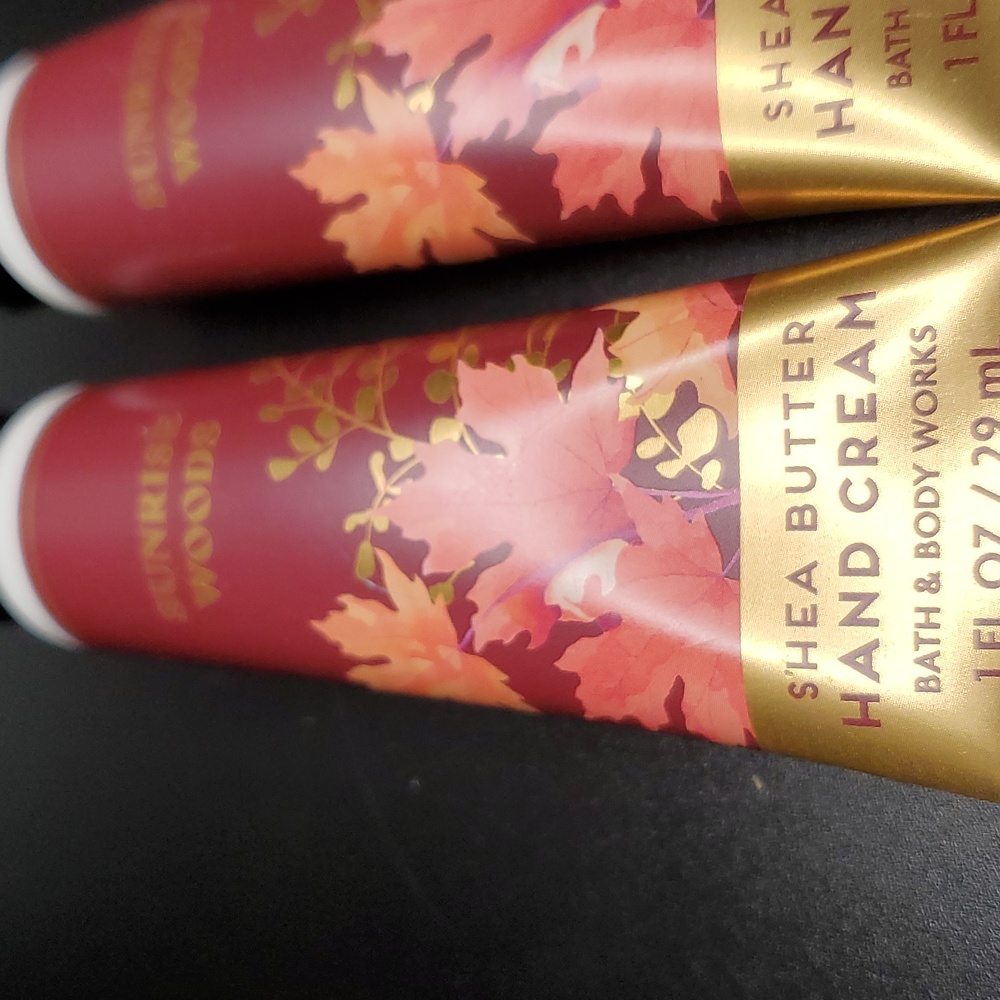 3pc Bath & Body Works Sunrise Woods Hand Cream - NEW! - Picture 2 of 2